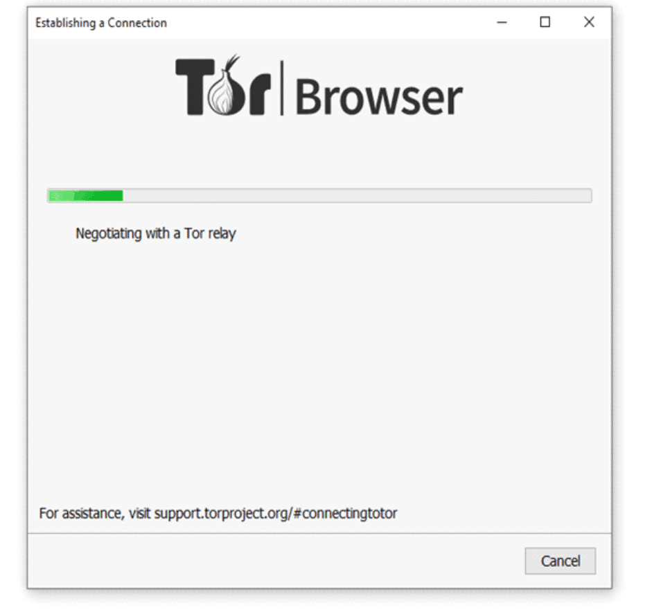 Tor - establish connection