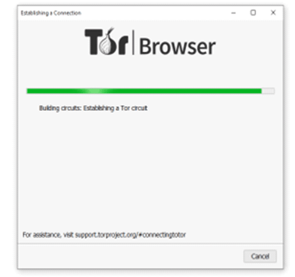 Tor - establish connection